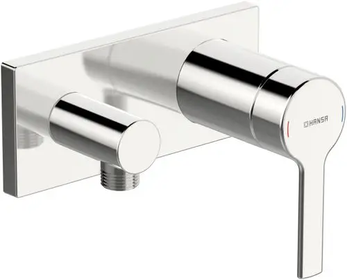 HANSA Einhebelmischer Fertigmontageset für Brausebatterie HANSARONDA 4458 Rosette eckig 4.0 Plattform Chrom, 44589583, Artikel in Kategorie